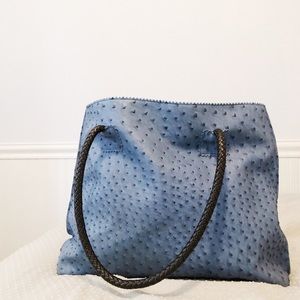 Ostrich Print Tote